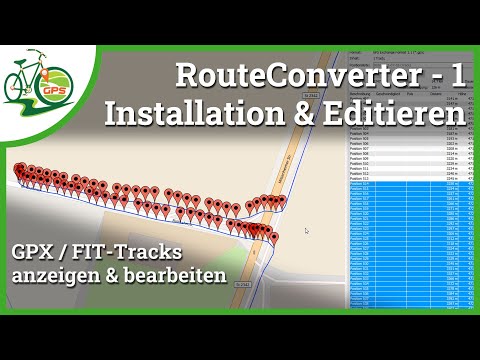 RouteConverter 🗺 GPX / FIT schnell anschauen &amp; bearbeiten ☝️ Tipps zu Installation &amp; Einrichtung 🏁