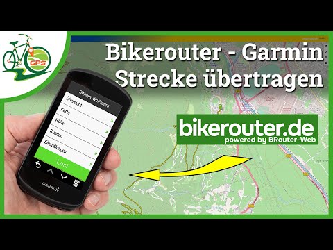 Bikerouter Strecken an Garmin EDGE exportieren 📲 Brouter-Web Tutorial