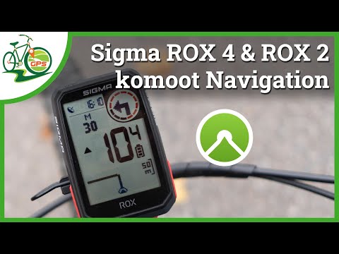 Sigma ROX 4 &amp; ROX 2 jetzt mit komoot Navigation 🏁 Track Navi und Abbiegehinweise ↱ Search &amp; Go 🚴