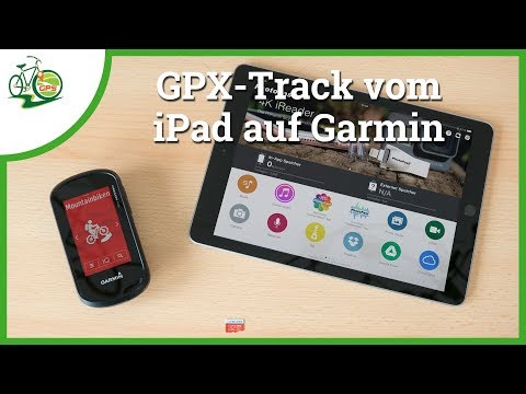 Wie du einen GPX-Track vom iPad auf den Garmin kopierst