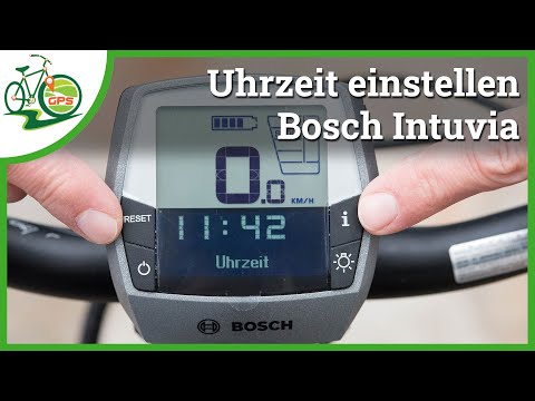Bosch Intuvia 🚴 Uhrzeit einstellen 🔧 Sommerzeit ⏲ Winterzeit Umstellung
