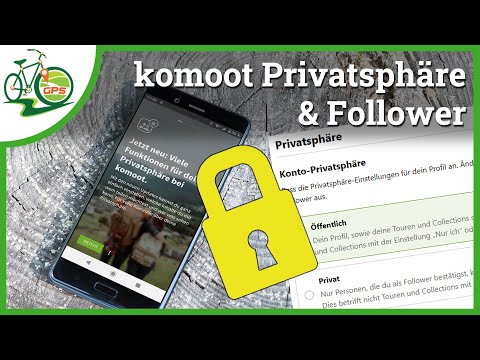 komoot Privatsphäre richtig einstellen 🔧 Follower &amp; Freunde verwalten 🚴 🏁