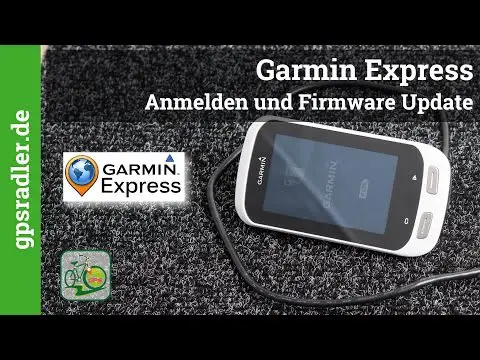 Mit Garmin Express verbinden und Firmware Update einspielen