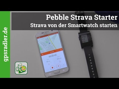 Pebble Strava Starter - Smartwatch App in der Praxis