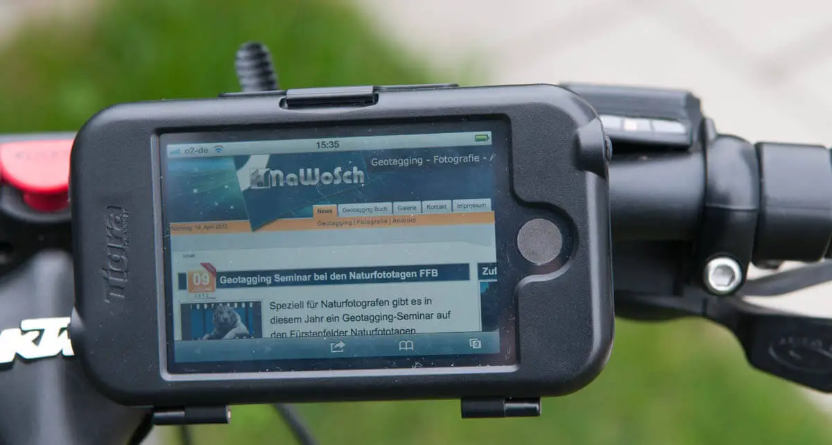 Tigra Bike Mount: Wasserdichte iPhone Fahrradhalterung im Praxistest » GPS  Radler