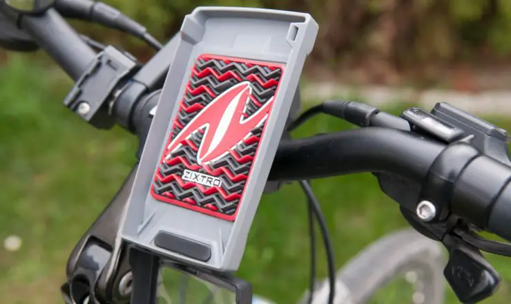 Geöffneter Fahrradhalter