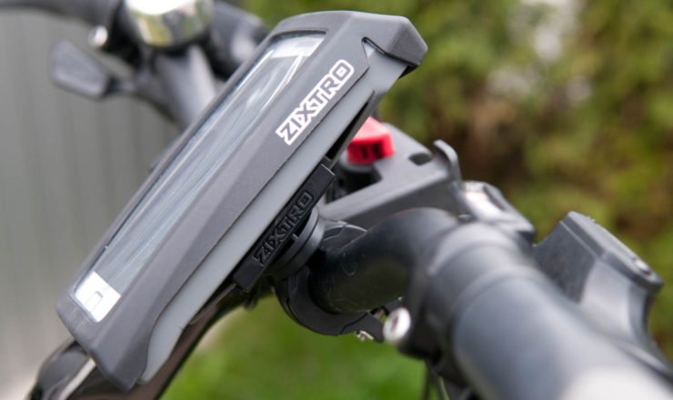 Fahrradhalter senkrecht montiert