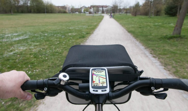 Garmin Edge Touring während der Routenführung