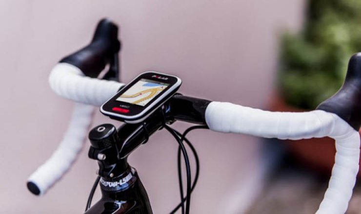 Polar V650 am Lenker montiert