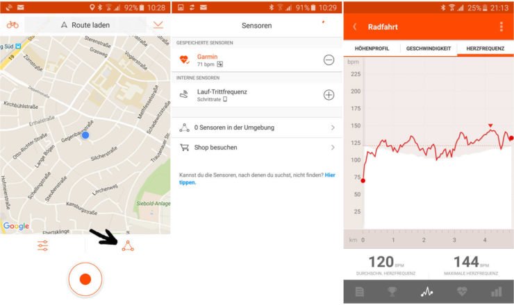 Strava mit ANT+ Sensor koppeln