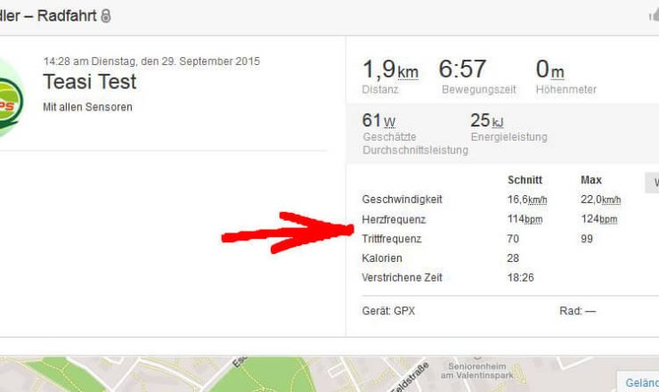 Fitness Werte in der Übersicht
