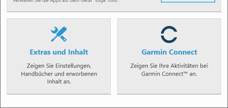 Über Garmin Express zusätzliche Inhalte installieren