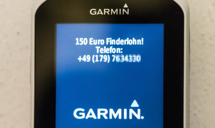 Begrüßung mit Finderlohn