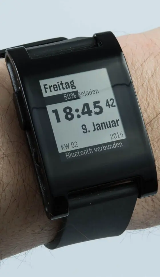 Pebble Smartwatch für Radfahrer im Test • GPS Radler
