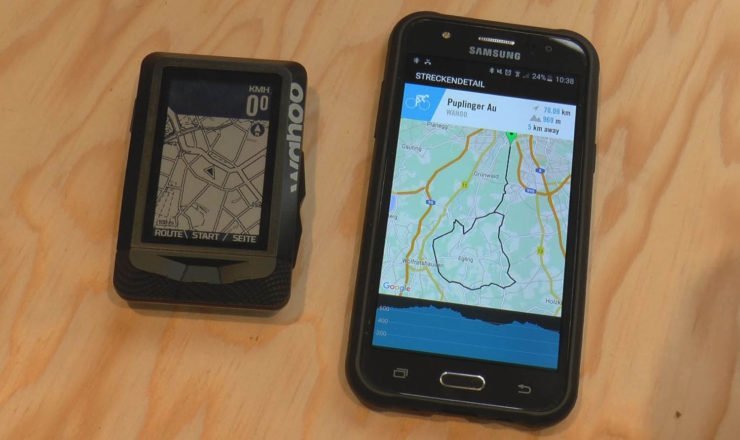ELEMNT mit Android Smartphone gekoppelt