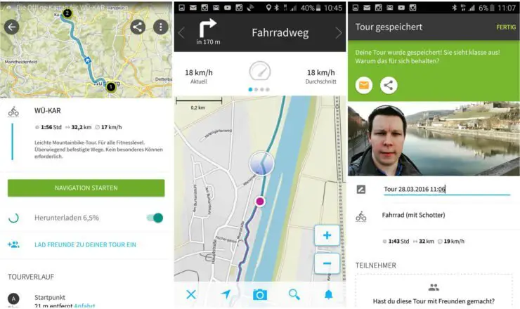 komoot Fahrrad GPS Touren App im Test » Empfehlenswert!