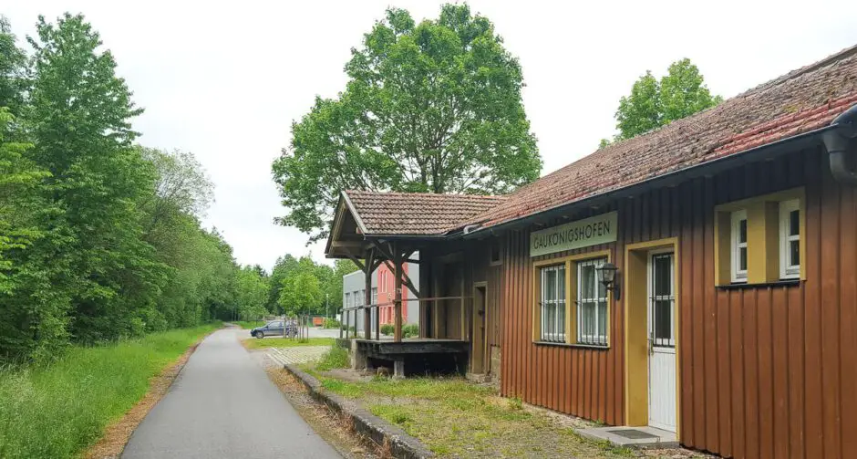 Der alte Bahnhof von Gaukönigshofen