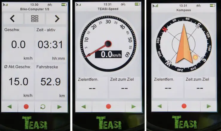 Teasi Radcomputer Screens
