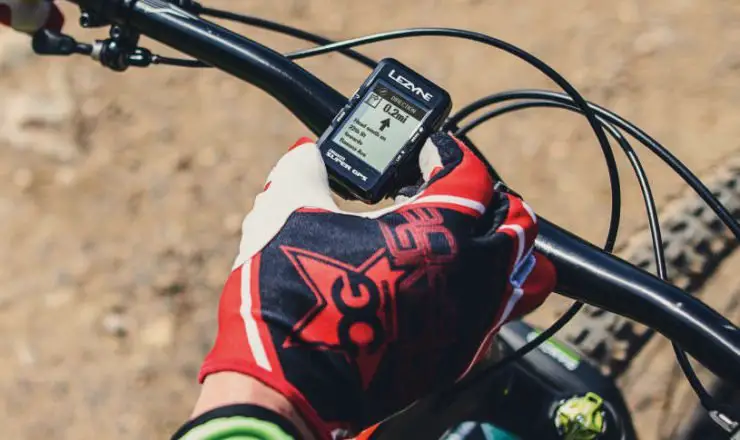 Lezyne GPS am Fahrrad