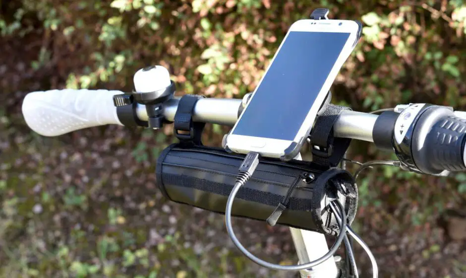 AppCon GT#1 und Smartphone am Fahrrad
