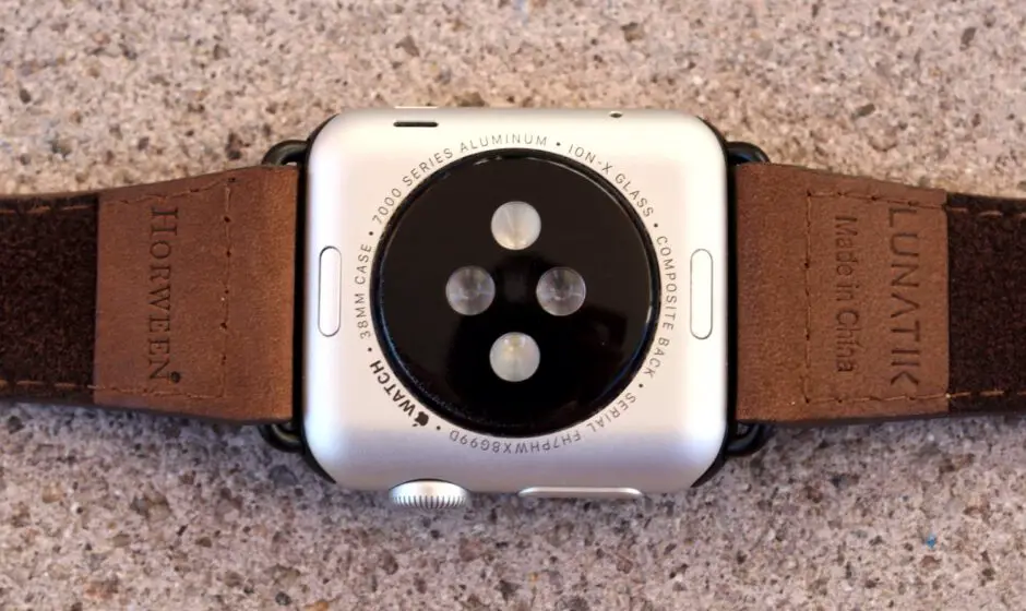 Herzfrequenz Sensor der Apple Watch