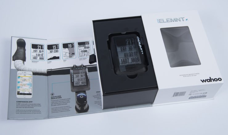 Edle und gleichzeitig praktische Wahoo ELEMNT Verpackung