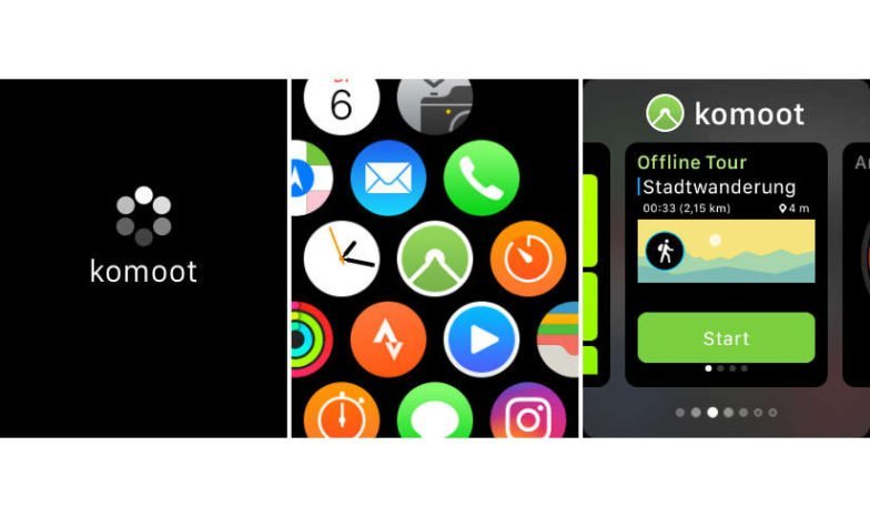 Apple Watch App Start aus Launcher oder Dock