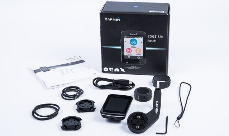 Lieferumgang Garmin Edge 820