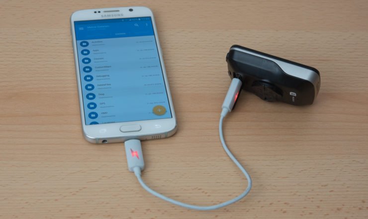 Edge 820 Android USB OTG