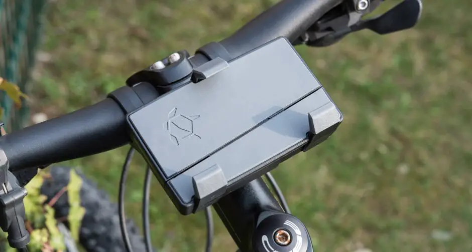Nevter359 Fahrrad Handyhalter Universal MTB Fahrrad Anti-Rutsch Lenkerhalterung Telefon GPS Halterung Halter Schwarz 