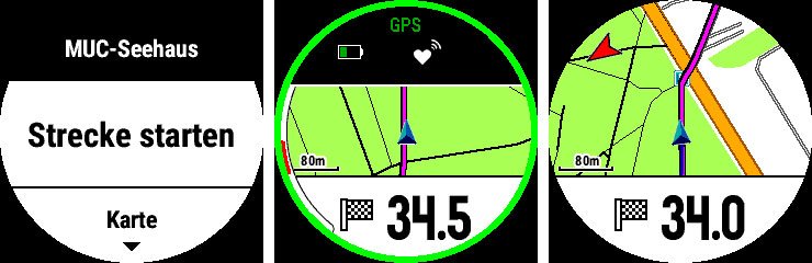 Track Navigation mit der Garmin Fenix 5X