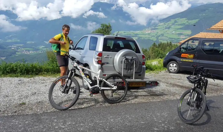 Start der eMTB Tour in Südtirol