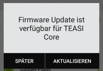 Teasi Core Firmware Update