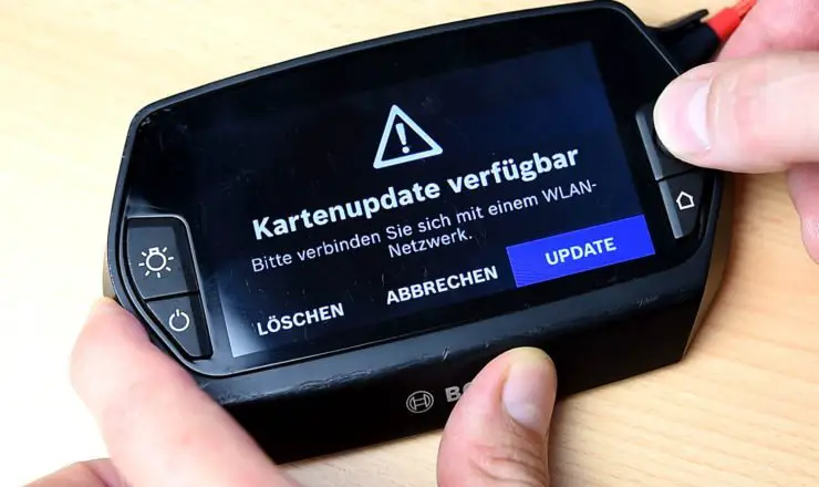 Kartenupdate für Bosch Nyon verfügbar