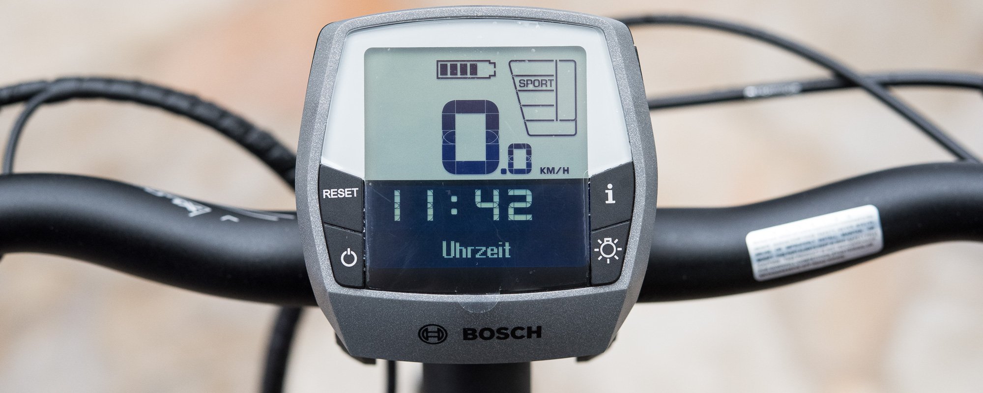 Uhrzeit Bosch Display » GPS Radler