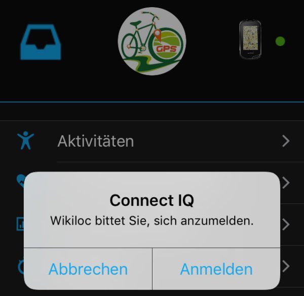 ☝ Wikiloc GPXTrack iPhone ⇒ Garmin » GPS Radler Ratgeber