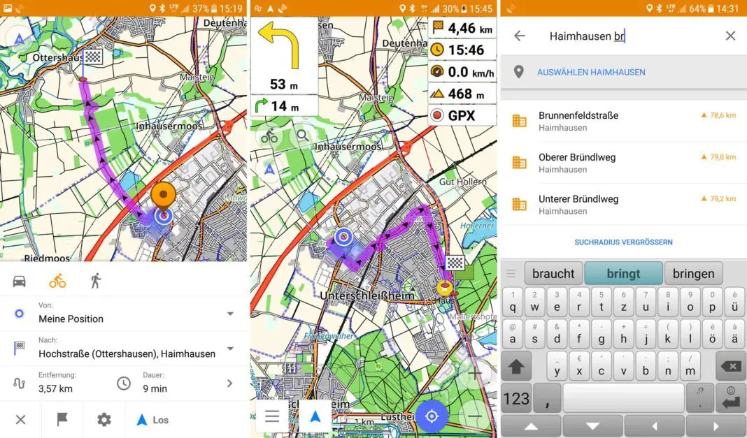 OsmAnd im Test » kostenlose Android offline Navigation für Radfahrer