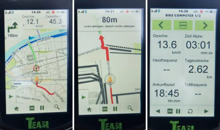 Navigation mit dem Teasi One 3 eXtend