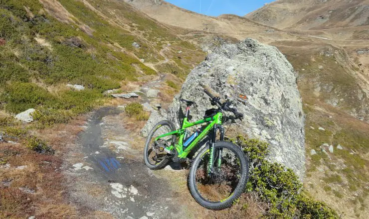 Cooler Trail mit dem eMTB in Südtirol