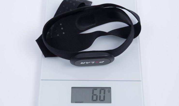 Polar H10 wiegt mit Gurt 60 Gramm