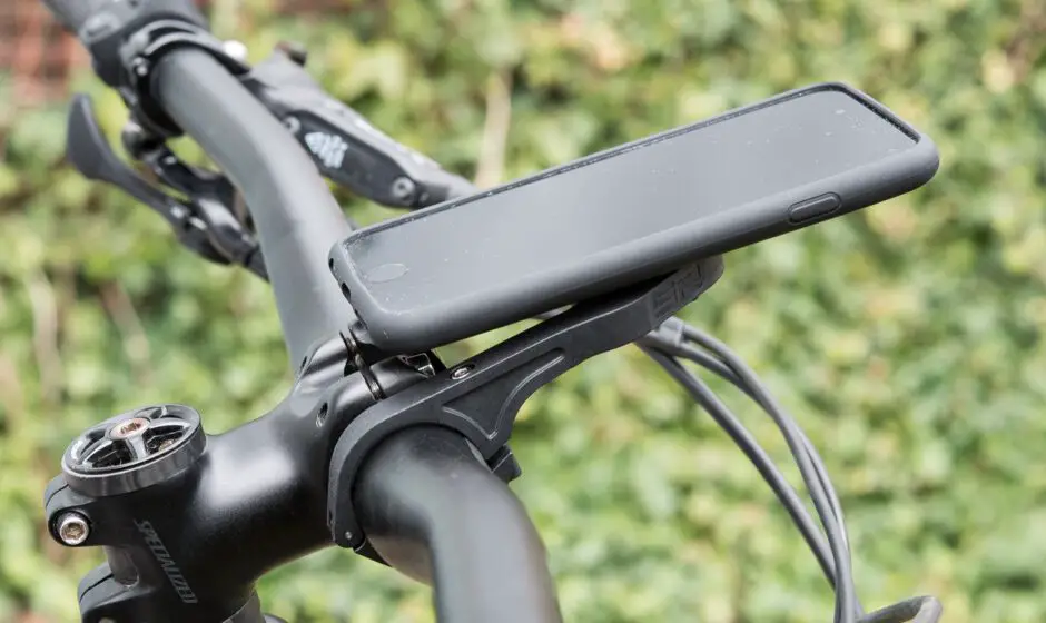 SP-Connect Handlebar Mount mit iPhone