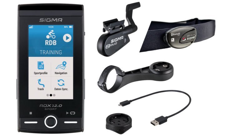 Lieferumfang Sigma ROX 12.0 Sport Bundle