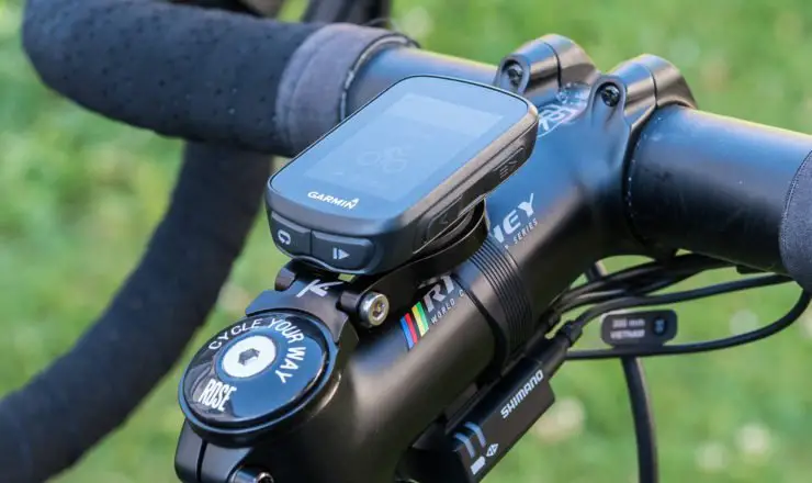 Garmin Edge 130 auf einer K-Edge Alu Vorbau-Halterung