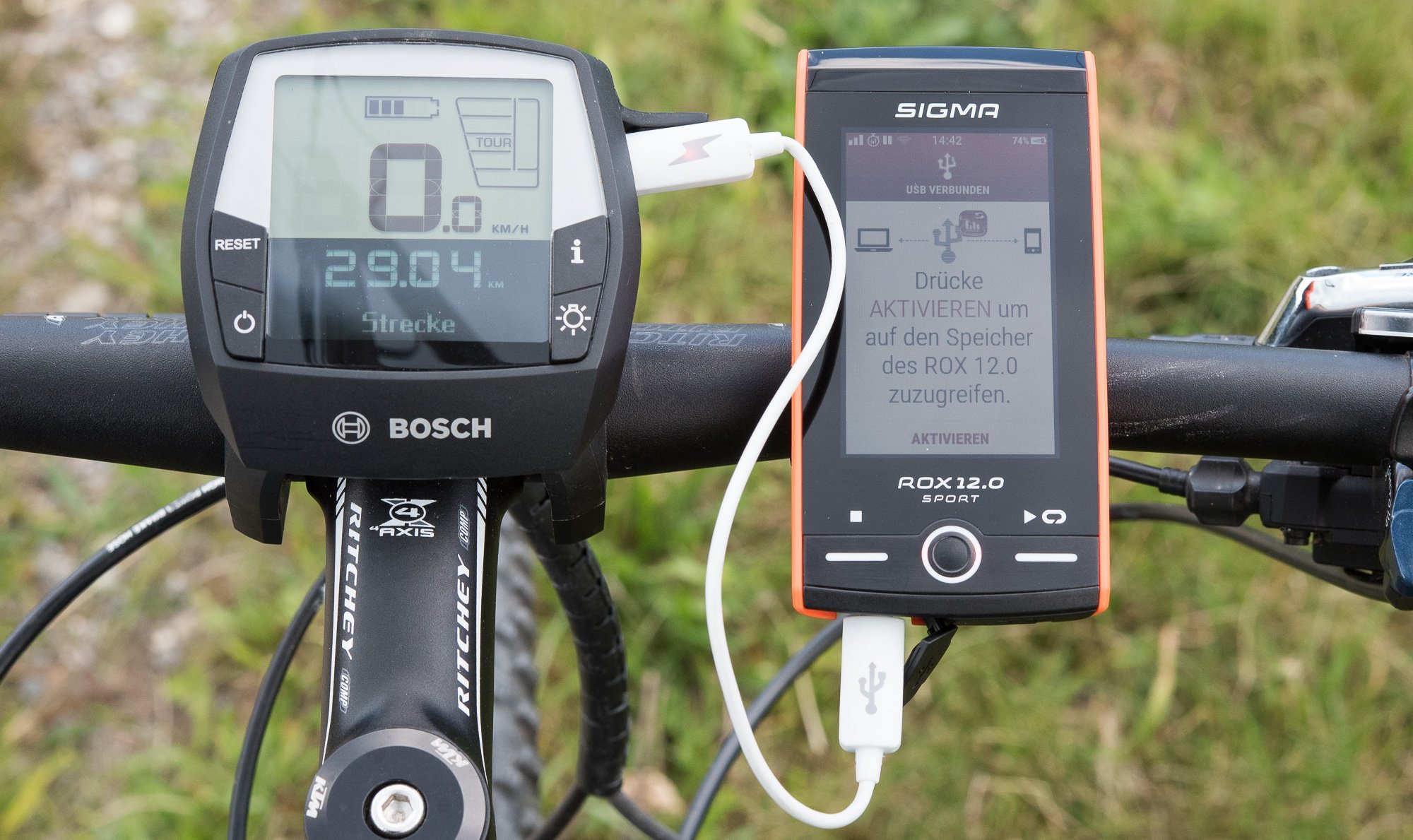 Sigma ROX 12.0 GPS Fahrrad-Navigationsgerät WiFi 2.Wahl Farbdisplay ANT 