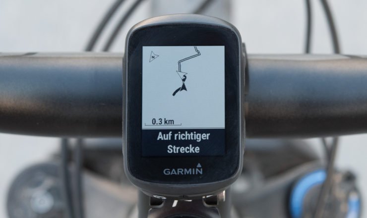 Auf richtiger Strecke und die Navigation kann beginnen
