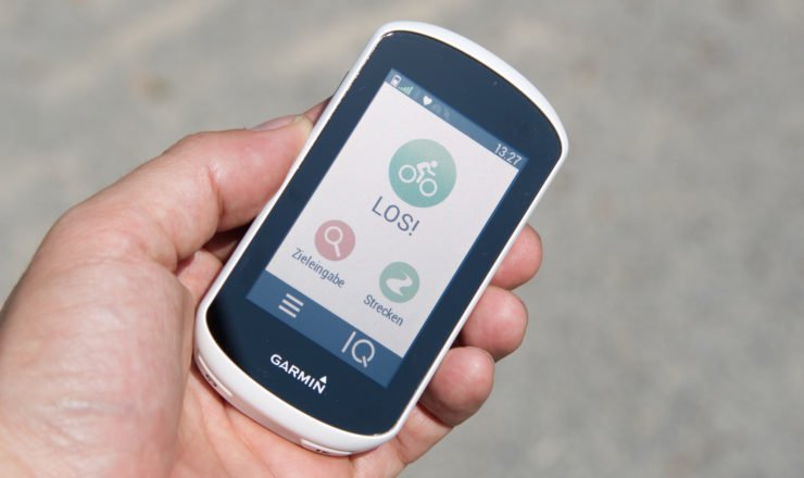 Garmin Edge Explore Display in der prallen Sonne