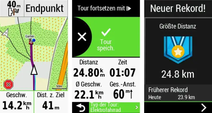 Strecke mit Edge Explore erfolgreich beendet