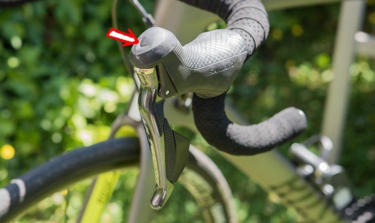 Shimano Bremshebel-Kombi mit Zusatztaste
