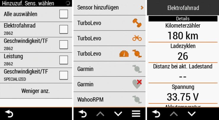 Koppeln der Specialized Sensoren im Garmin Edge 1030