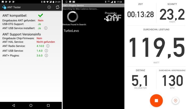 Specialized ANT Sensoren mit Android koppeln